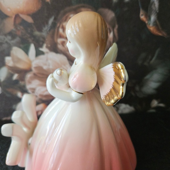 Vintage Josef Originals Birthday Girl Angel 14 Fourteen Porcelain Figure - Picture 5 of 11